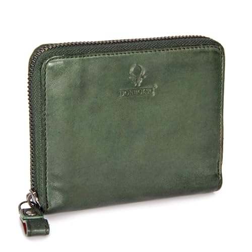 DONBOLSO Montreal Mini-Wallet - Damen-Geldbörse aus Leder - sichere...