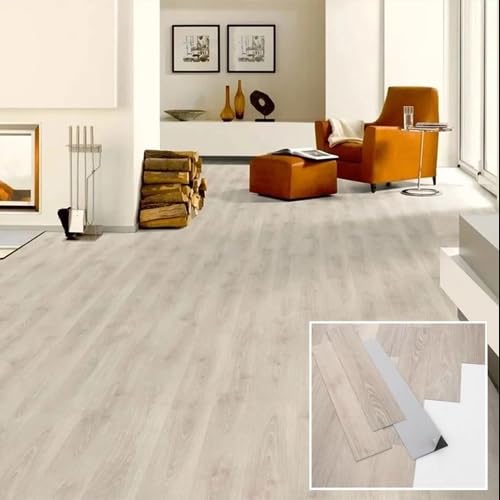 Pavimentos Arquiservi - Suelo Vinílico Autoadhesivo PVC - Pack de 7 Cajas (35 m²) - Diseño de Roble Clásico Natural - Gran Durabilidad y Resistente al Agua - Fácil Mantenimiento