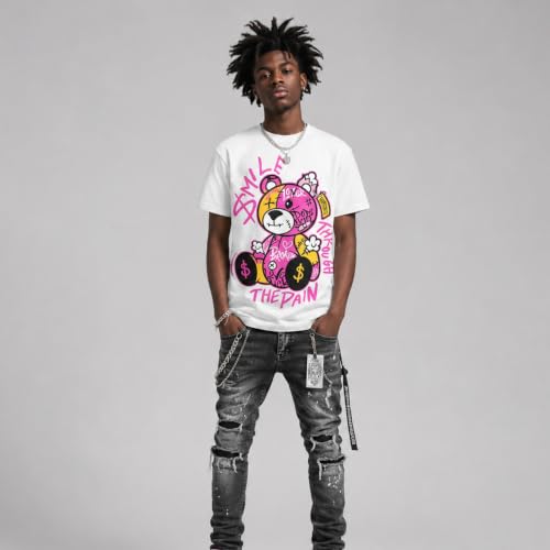Image of DopeSkill Graphic Tee Streetwear Hip Hop Hypebeast Street Style Unisex T-Shirt Sneaker Colour Matching Shirts Cute Graphic