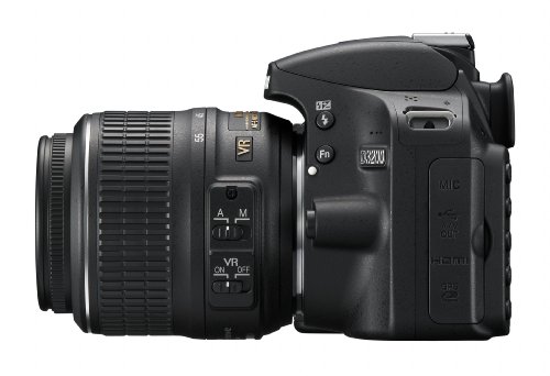 Nikon D3200 Appareil photo numérique Reflex 24.7 Kit + Objectif AF-S DX Nikkor VR 18-55 mm + Objectif 55-200 mm Noir - Image 7