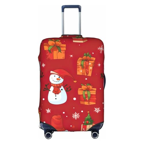 Housse de protection valise anti-poussière motif bonhomme de neige