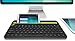 Logitech Bluetooth Multi-Device Keyboard K480 for Computers. Tablets and Smartphones. Black, Compact, Dial and Switch, Spill-Resistant Keyboard - 920-006342 (Renewed)