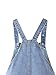 Girls Cute Suspenders 2025 Spring Summer Autumn Fashion New Kid Funny Flower Offset Print Thin Denim Long Jumpsuit (US, Age, 8 Years, Blue)