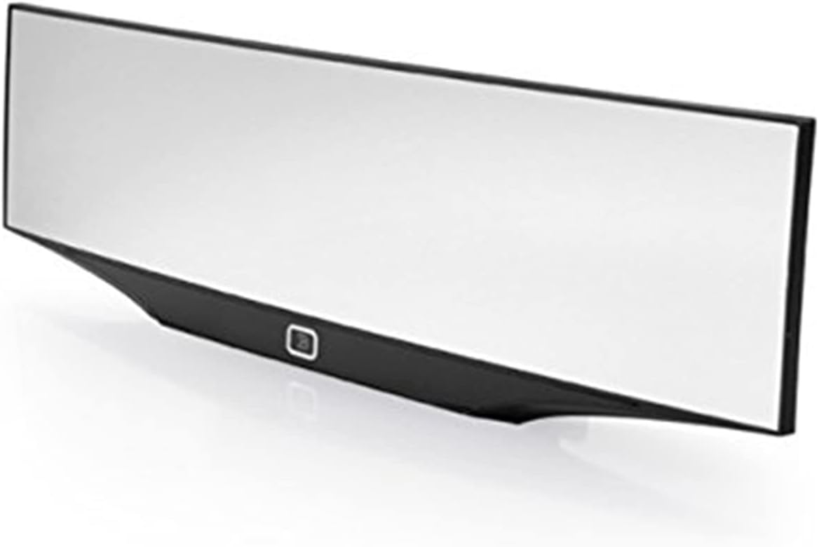 BL Super Wide Angle Rear View Mirror Abs Plastic Universal Interior Rear View Mirror 300mm x 85mm x 33mm for Car, Trucks, SUVs etc Pack Of 1 (Curved)