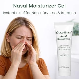 Main Clinic Supply Cann-Ease Nasal Moisturizer Gel | for Dry Nostrils, CPAP & Oxygen Comfort Support, Aloe Vera & Hydration Care | Pack of 1