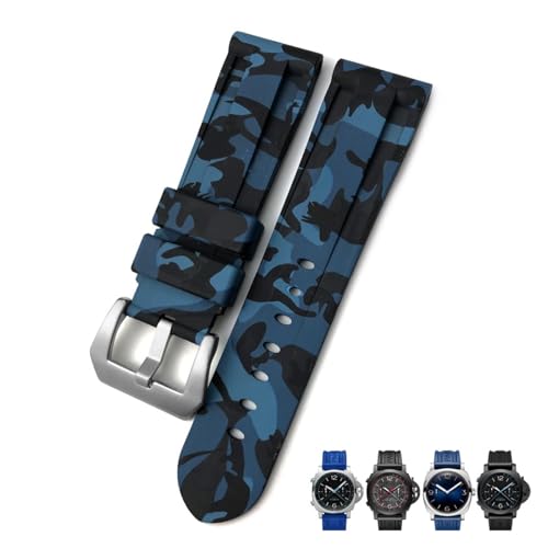 Bracelet de montre en caoutchouc 26mm XMKT étanche et coloré