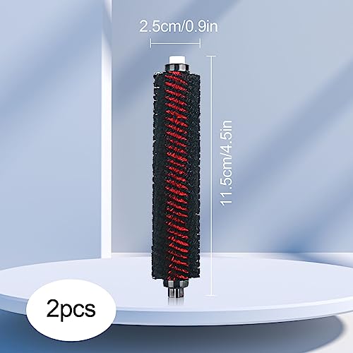 2Pcs Detachable High-Speed Self-Cleaning Roller Brushes Compatible Original Cleaning Brush for Roborock S7 Maxv Ultra S7 Pro Ultra G10S Pro G10S G10 Robot Vacuum Cleaner Main Brush Accessories