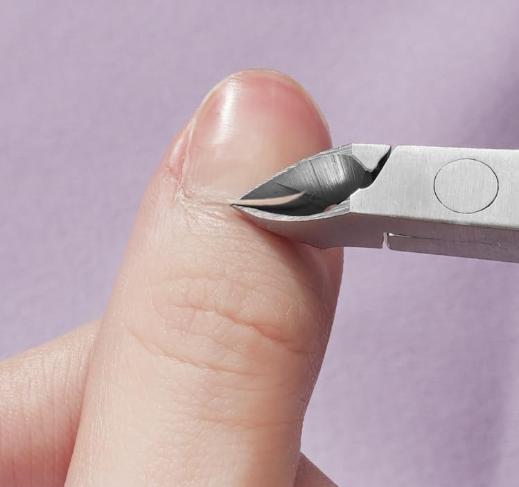 3Pcs/Set Cuticle Nipper with Cuticle Pusher Trimmer, Stainless Steel Dead Skin Remover Cutter Scissors Nail Art Tools