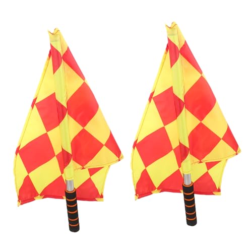 Gogogmee Flag for Soccer Match Official Football Referee Accessories Signal Flags Lightweight Design