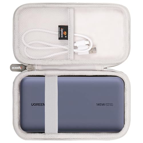 Étui de rangement rigide pour chargeur portable Anker Power Bank 24000 mAh housse rigide grise