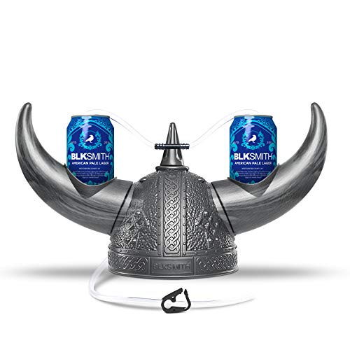 BLKSMITH Viking Can Holder Helmet for Sport Events Party Hat Games and More