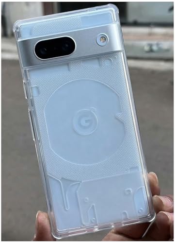 Image of NIUKIN Transparent Slim-Fit Soft Back Case for Google Pixel 7A | 360 Degree Protection | Silicon Shockproof Cover