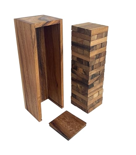 Crafty Artisan Tumbling tower game handmade toys and games great fun with the family