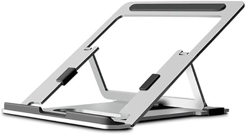 Miniatura 1 de HAENJA Laptop Bracket Bracket Desktop Heightened Convenient Radiator Shelf Folding Table Lift Lift Pad High Foot Pad Support Base Durable (Color