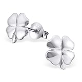 ICYROSE 925 Sterling Silver Little Four Leaf Clover Ear Studs 18961