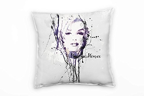 Paul Sinus Art Marilyn Monroe II Coussin Décoratif 40 x 40 cm pour canapé Lounge Coussin – Décoration à wohlfühlen fabriqué en Allemagne, Microfibre,...