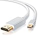 Produktbild CSL - 3m 4k Mini Displayport 1.2 auf HDMI Kabel UHD 4k 2k - kompatibel mit Thunderbolt 1- und Thunderbolt 2-Ports - 4K Ultra HD 2160p Full HD 1080p - kompatibel mit Apple Lenovo Surface
