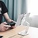 Vanconwey Tablet Stand,Phone Stand,Adjustable Height and Angle Folding Aluminum,Suitable for Desktop use, Compatible with 4.7-12.9