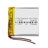 Especificaciones -> Modelo de la batería: 503535 | Tamaño de la batería: 37x35x5 ±0.5mm | Tensión nominal: 3.7V | Batería de energía LiPo (Lithium Ion Battery), Batería recargable de polímero de litio de 3.7V | 1 Celda | Sin conector con protección PCM