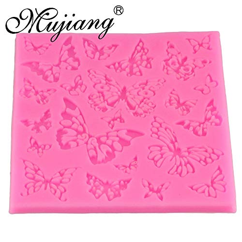 Fiore fai da te Farfalla Silicone Stuoia di pizzo
