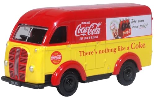 Oxford Diecast 1:76 Austin K8 Threeway Van Coca Cola Diecast Model 76AK018CC, Red, Yellow, Large