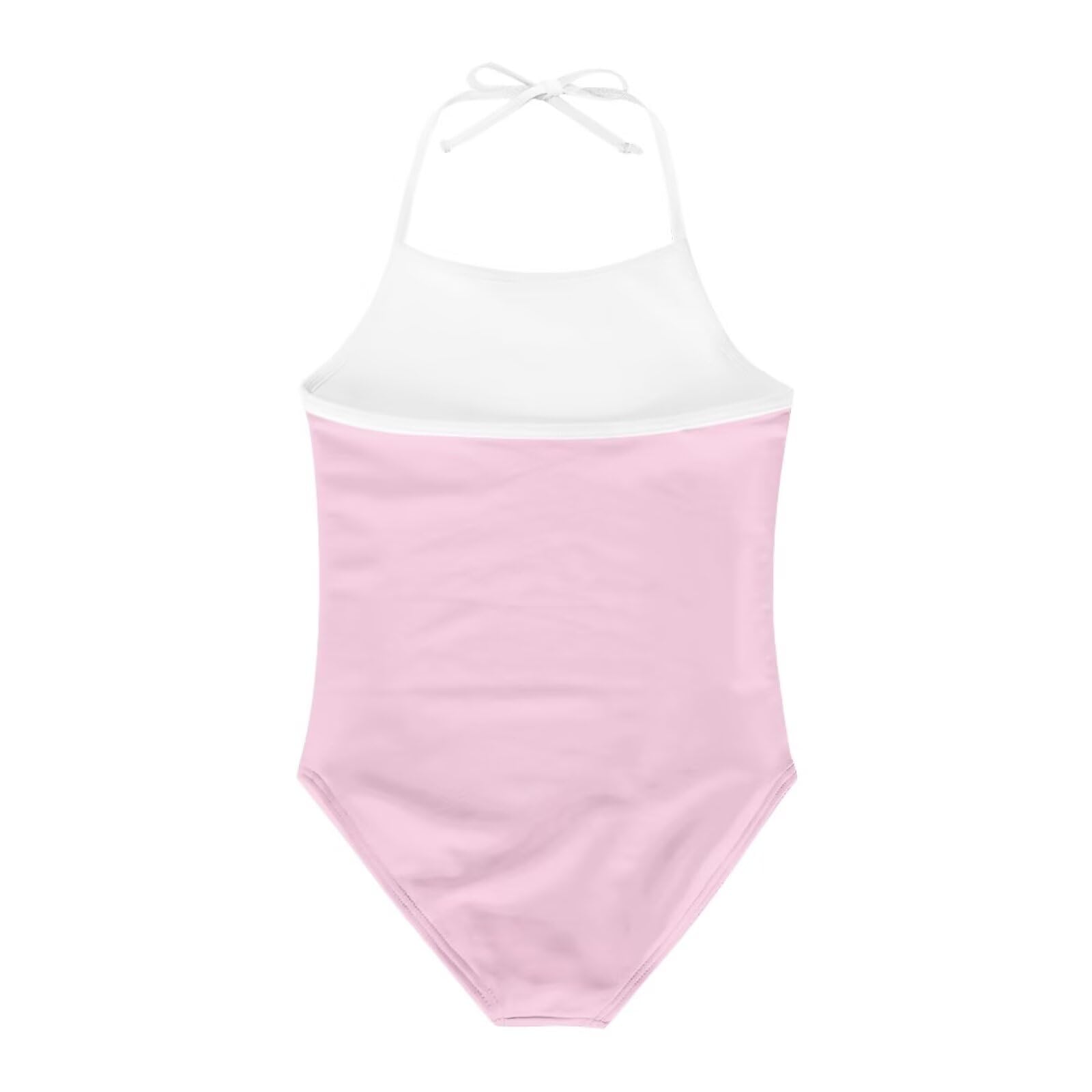 Uppodwarkid Corgi Swimsuit for Girls 3T Halter Bathing Suit for Toddler Girls Quick Dry One Piece Swim Suit with Cute Graphic Swimwear Cool Sport Beachwear for Beach Sports