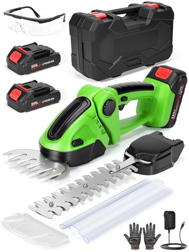 laapee 2-in-1 Electric Hedge Trimmer