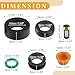 Partuto Fuel Injector Seal O Ring - Car O-Ring Rebuild Repair Kit - for Honda DSM NBR Rubber Black - 4 Sets