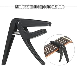 SHUIYUE Professional Single-Handed Quick Change Ukelele Capo Plastic Black Steel,capodastre à Changement Rapide - Les Beatles, Paul McCartney, John Lennon, RIngo Starr, George Harrison SHUIYUE Professional Single-Handed Quick Change Ukelele Capo Plastic Black Steel,capodastre à Changement Rapide – Image 5