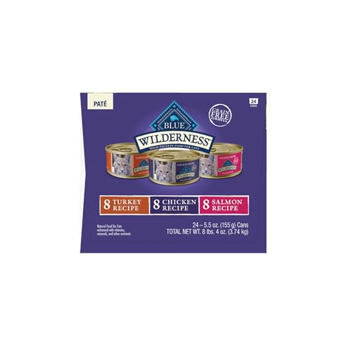 Blue Buffalo Wilderness Variety Pack Adult Paté Wet Cat Food, 5.5 oz, 24 ct - image 5