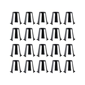 Paulmann 92402 Accessoires afstandhouder voor inbouwlampen set van 20 62-90mm zwart kunststof