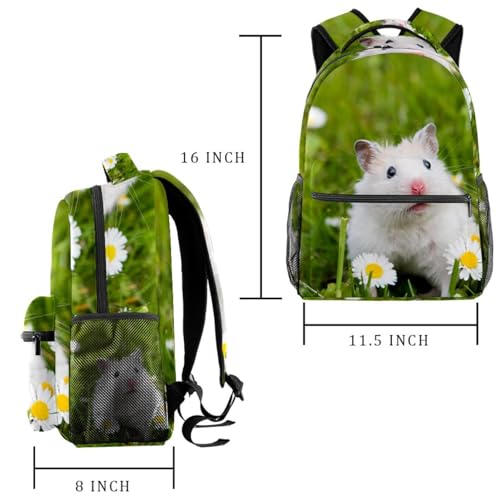 Sac de voyage décontracté hamster pour sorties et cours collège