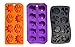 Set of 3 Spooky Halloween Shaped Ice Cube Tray / Food Molds - skull and bones,spider and webs,skulls (3)