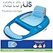 Kelsyus Spring Float Pool Lounger Chair, Light Blue