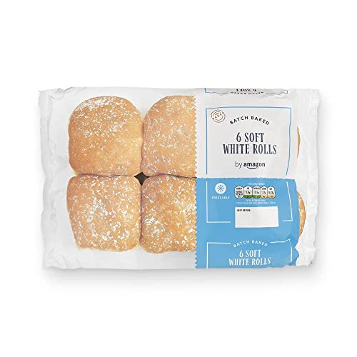by Amazon 6 Soft White Rolls, 408g