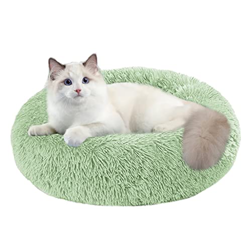 Nisrada Cat Beds For Indoor Cats,20/24 Inch Dog Bed For Small Melium Large Dogs, Washable-Round Pet Bed For Puppy And Kitten With Slip-Resistant Bottom #TOP11
