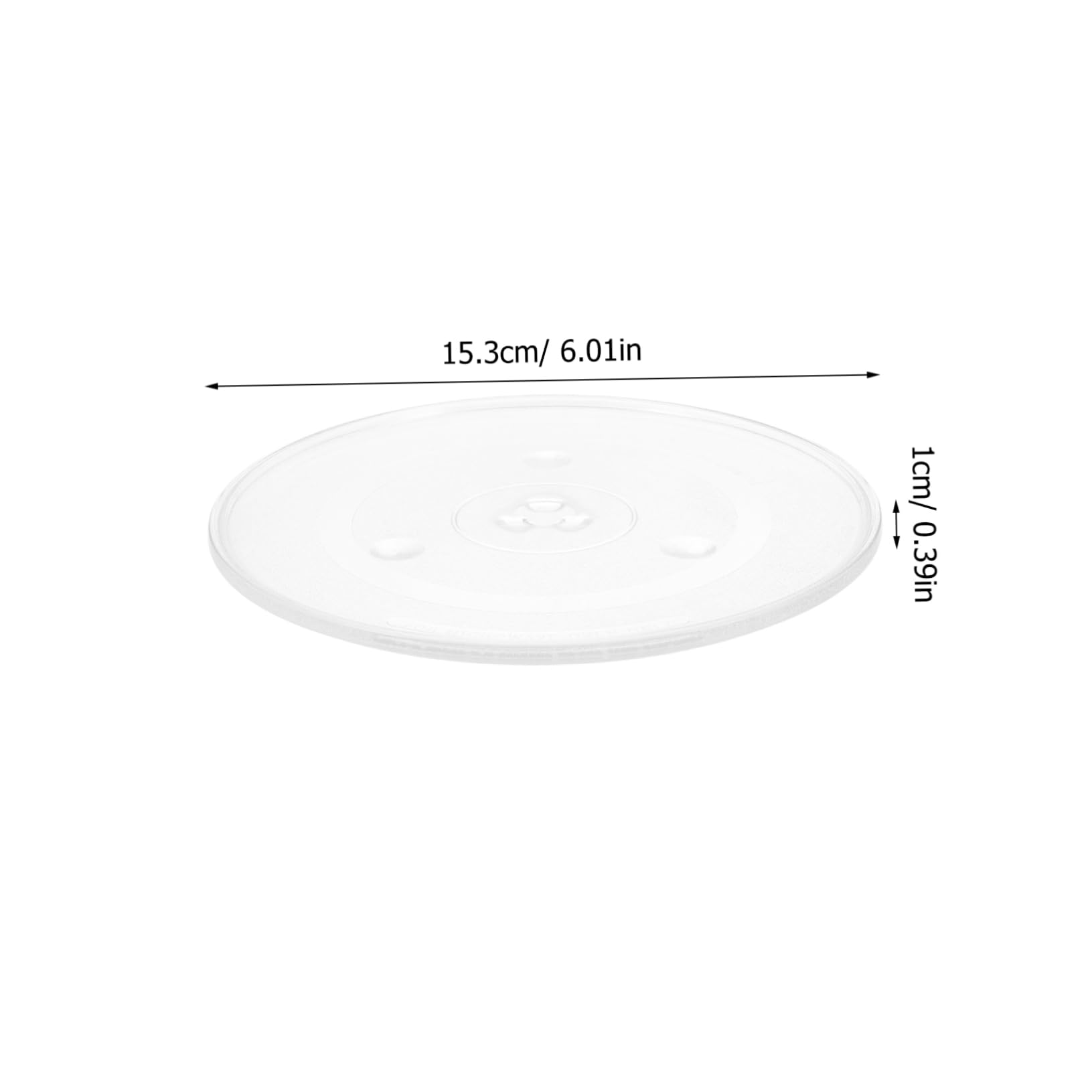 Mikrowellen Glasschale als Ersatz Drehteller aus Glas 31, 5 Cm