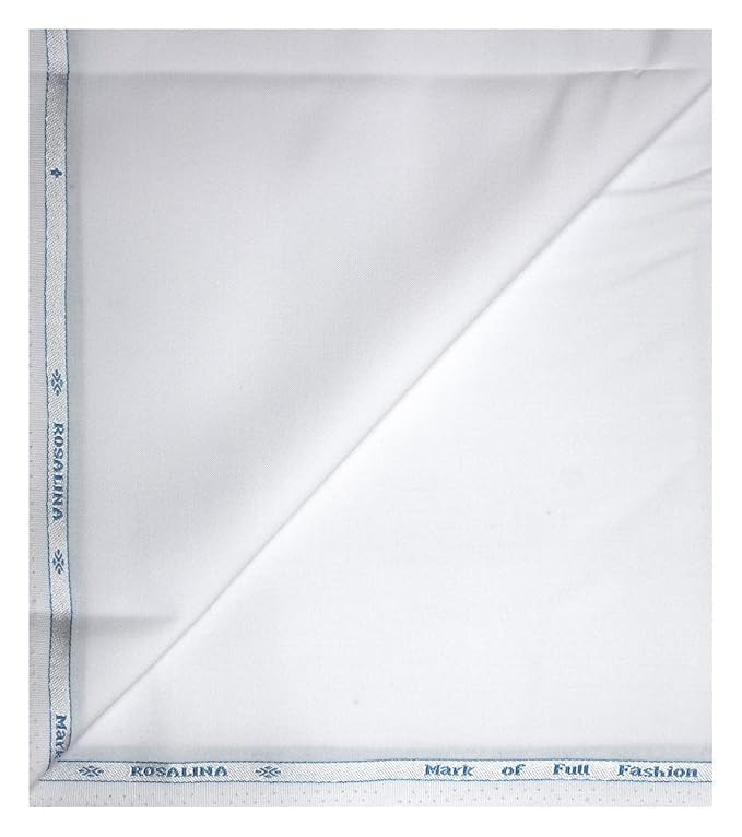 Siyaram's Poly Blend White Coloured Plain Unstitched Trouser Fabric - 1.3 METRES-image-41
