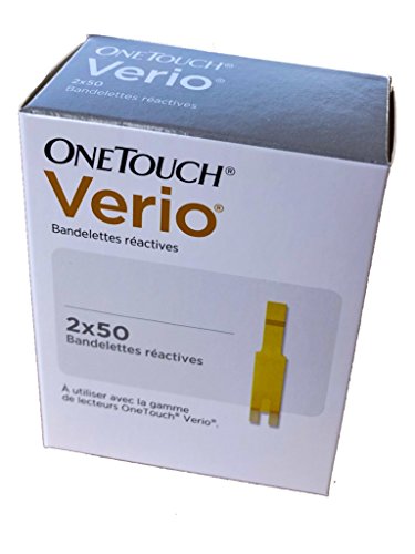 OneTouch Verio - Tiras de prueba (100 unidades)