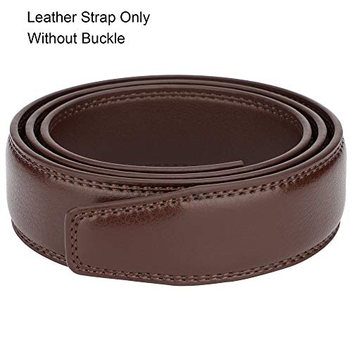 Image of Lavemi Men's Real Leather Ratchet Dress Belt with Automatic Buckle,Elegant Gift Box