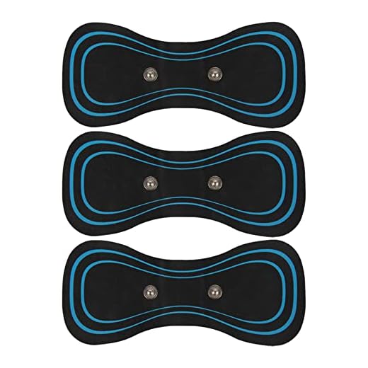 RANRAO Portable Electric Neck Massager Stickers Back Cervical Vertebra Massage Stickers