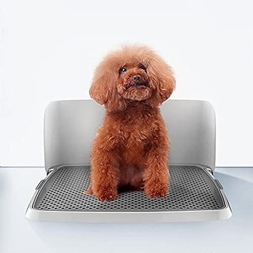 Innovative Hundetoilette, großes Hundetöpfchen, Öffnungs- und Schließdesign, Schnappgriff, maßgeschneidert für Hunde, Blau-63 x 49 cm