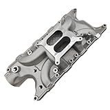 APFAITH Aluminum Intake Manifold Dual Plane Compatible with Ford Windsor Small Block SBF 1962-2001 260 289 302W V8 Engines Idle-6,500 Silver Intake Manifold Replaces#DM-3212 SBF Intake Manifold