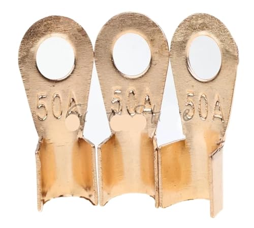 Terminal à sertir OT-50A en cuivre rouge pour câble 4-10 mm2 en lot de 10 pièces