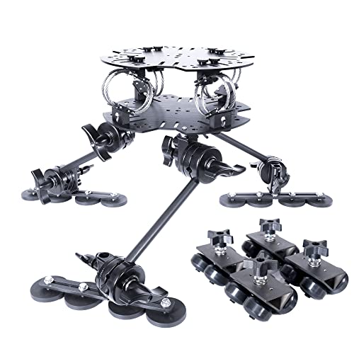 Modus Camera Mounting System V - 2 Platforms With Wire Sets, 3 Magnet Arms And 4 Wheel Sets #TOP14