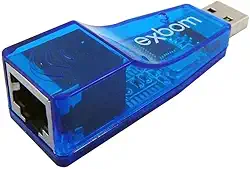 Adaptador USB para Lan Ethernet Cabeada Placa de Rede Externa RJ45 10/100 Exbom UL-100