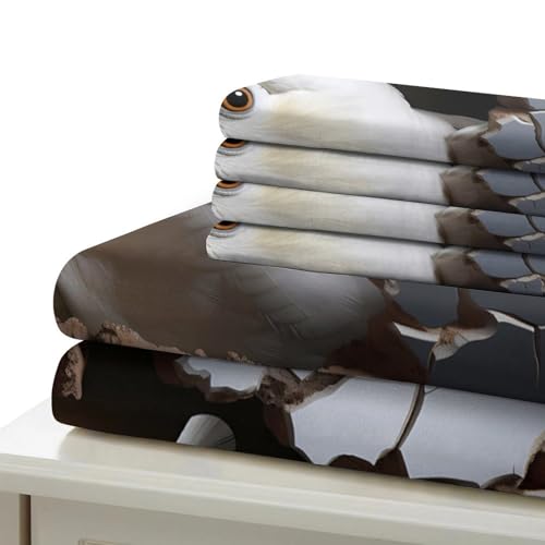 Housse de couette West Highland Terrier 220x240 en microfibre pour lit double king
