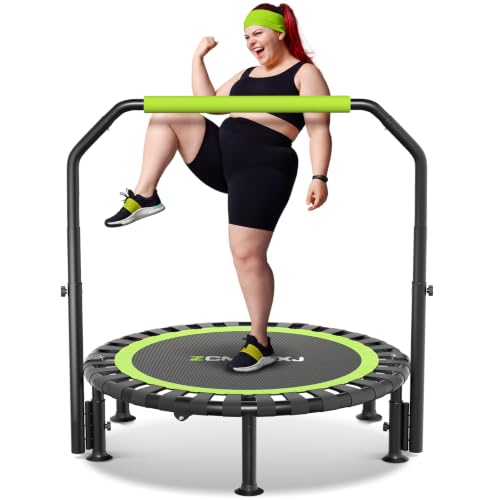 Foldable Mini Trampoline 40/48 with Adjustable Bar
