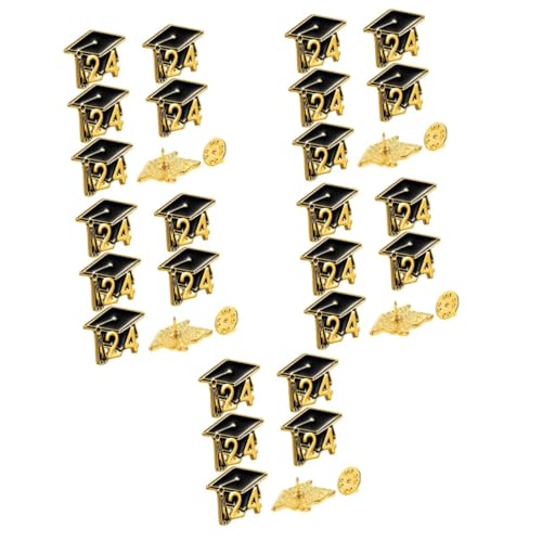 Broches chapeau diplômé en métal robuste VANZACK accessoires costume homme