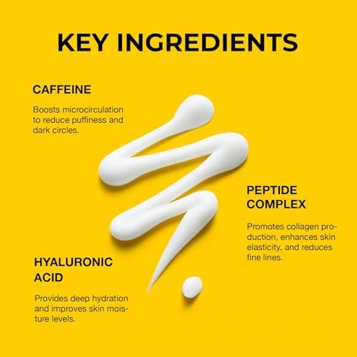 Instant Under-Eye-bag Tightening Cream: Temporary Eye Bags Tightener and Remover for Men & Women 50+ - Rapid Eye Puffiness Reducer, Wrinkle Smoothing & Lifting, Firming Treatment Cream,15ml